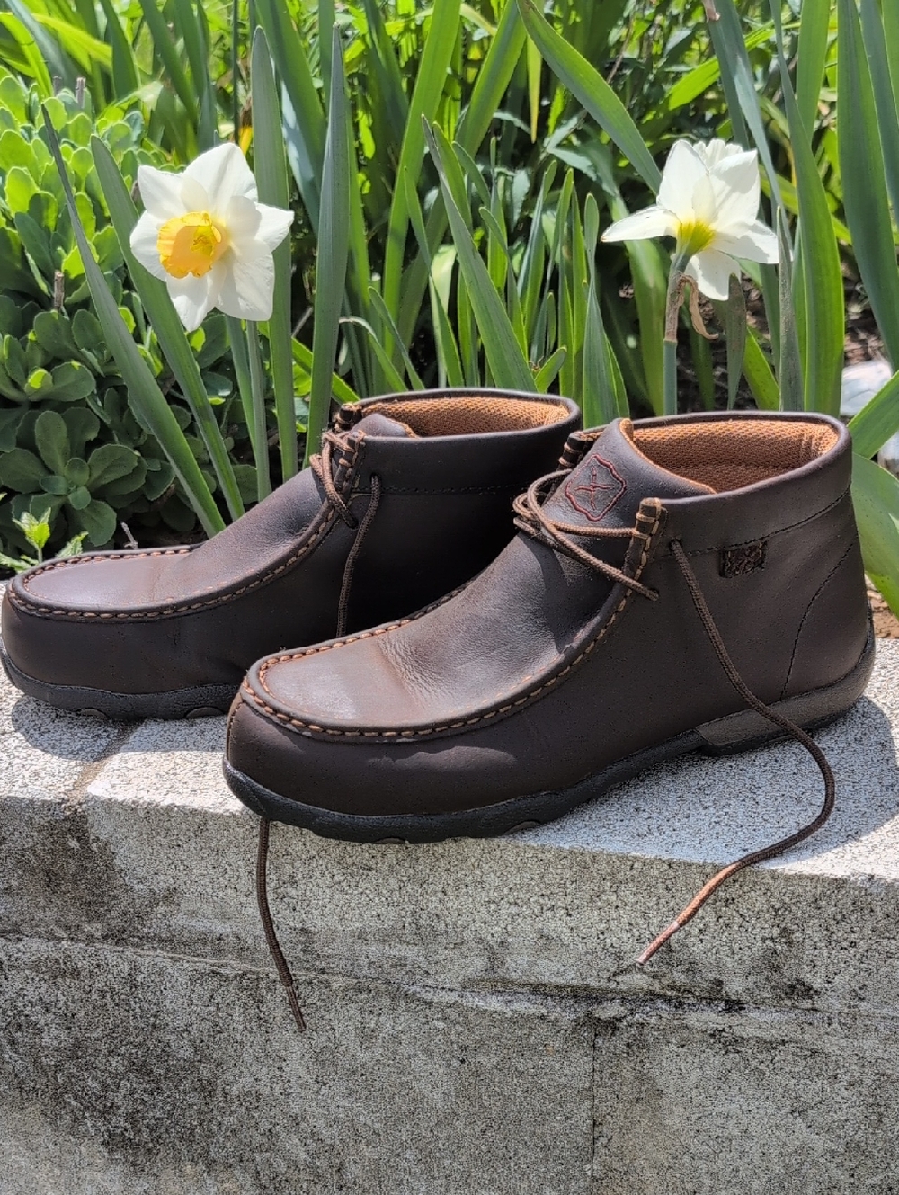 Twisted X Blend 85 Women's 8  Lace-Up Chukka Boots Hiking Work Steel Toe